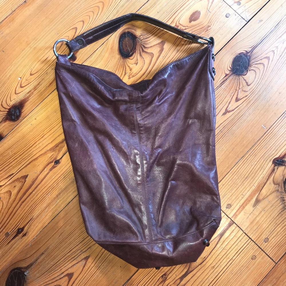 Marzia Genuine Leather Large Shoulder Bag Purse